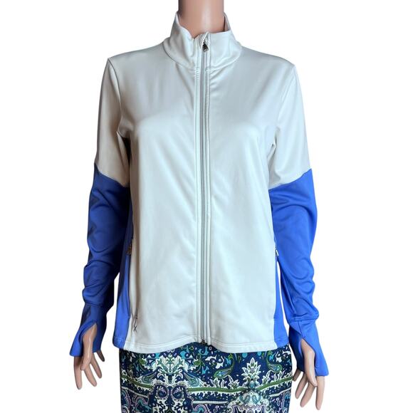 RLX Ralph Lauren Women’s Golf Track Performance Jacket L Athleisure Activewearb - Picture 1 of 5